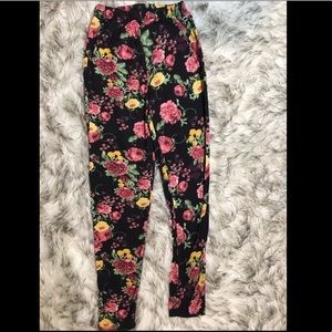 Floral leggings